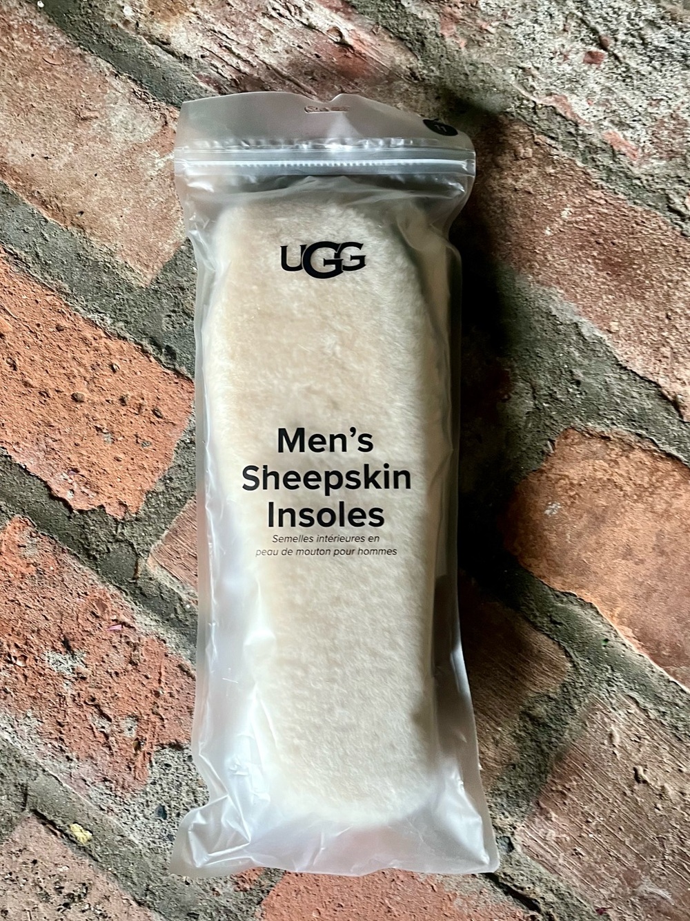 UGG Men’s Sheepskin Insoles Size 11 NWT Natural